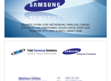 Total Samsung Solutions Business Card designed by SH Designs